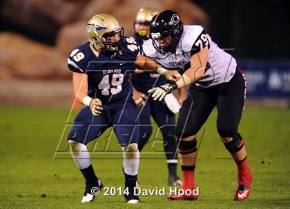 Thumbnail 2 in St. John Bosco vs. Centennial (CIF SS Final) photogallery.