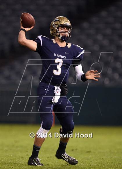 Thumbnail 1 in St. John Bosco vs. Centennial (CIF SS Final) photogallery.