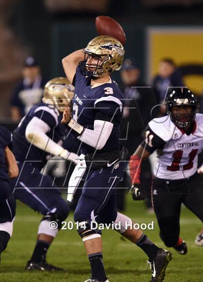 Thumbnail 2 in St. John Bosco vs. Centennial (CIF SS Final) photogallery.