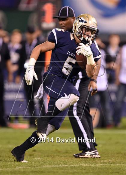 Thumbnail 1 in St. John Bosco vs. Centennial (CIF SS Final) photogallery.