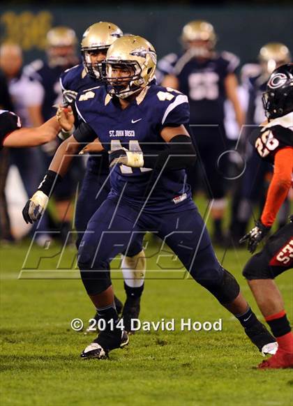 Thumbnail 2 in St. John Bosco vs. Centennial (CIF SS Final) photogallery.