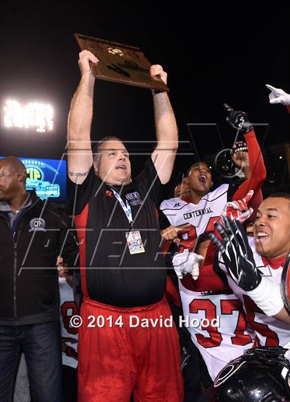 Thumbnail 3 in St. John Bosco vs. Centennial (CIF SS Final) photogallery.