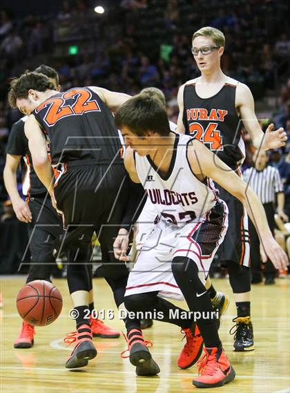 Thumbnail 1 in Ouray vs. Holly (CHSAA 1A Consolation) photogallery.