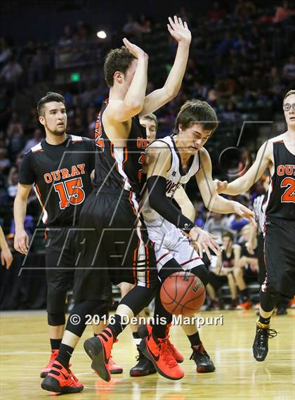 Thumbnail 1 in Ouray vs. Holly (CHSAA 1A Consolation) photogallery.