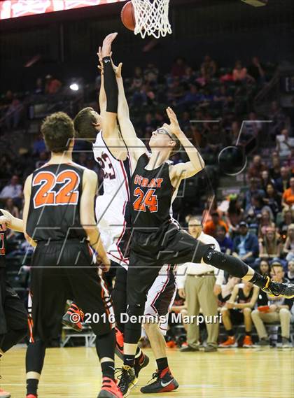 Thumbnail 1 in Ouray vs. Holly (CHSAA 1A Consolation) photogallery.
