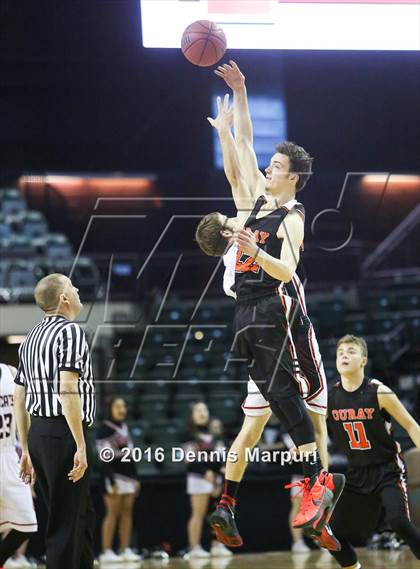 Thumbnail 2 in Ouray vs. Holly (CHSAA 1A Consolation) photogallery.