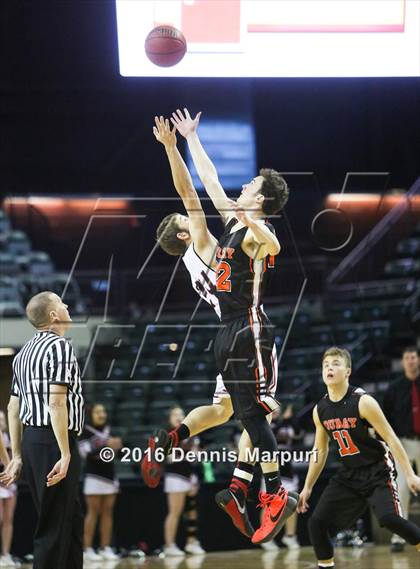 Thumbnail 1 in Ouray vs. Holly (CHSAA 1A Consolation) photogallery.
