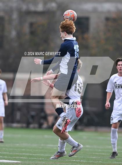 Thumbnail 2 in Servite vs. Bellarmine College Prep (SoCal College Showcase) photogallery.