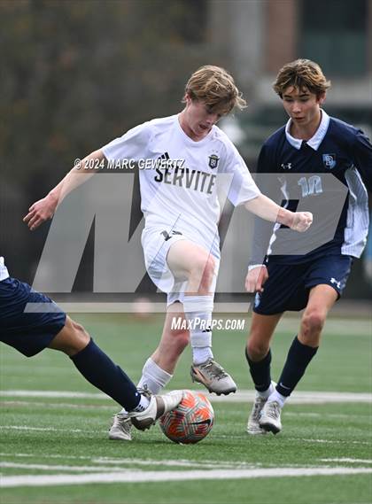 Thumbnail 1 in Servite vs. Bellarmine College Prep (SoCal College Showcase) photogallery.