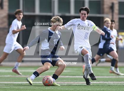 Thumbnail 2 in Servite vs. Bellarmine College Prep (SoCal College Showcase) photogallery.