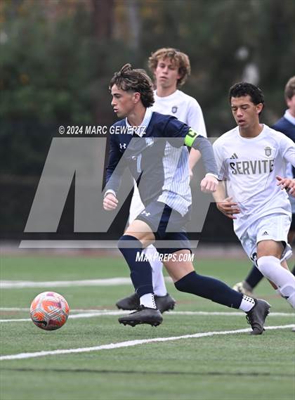 Thumbnail 2 in Servite vs. Bellarmine College Prep (SoCal College Showcase) photogallery.