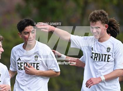 Thumbnail 2 in Servite vs. Bellarmine College Prep (SoCal College Showcase) photogallery.