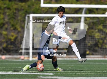 Thumbnail 1 in Servite vs. Bellarmine College Prep (SoCal College Showcase) photogallery.