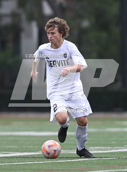 Thumbnail 1 in Servite vs. Bellarmine College Prep (SoCal College Showcase) photogallery.
