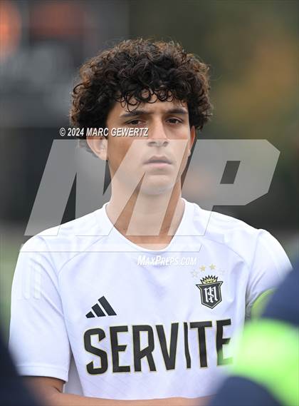 Thumbnail 1 in Servite vs. Bellarmine College Prep (SoCal College Showcase) photogallery.