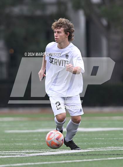 Thumbnail 3 in Servite vs. Bellarmine College Prep (SoCal College Showcase) photogallery.