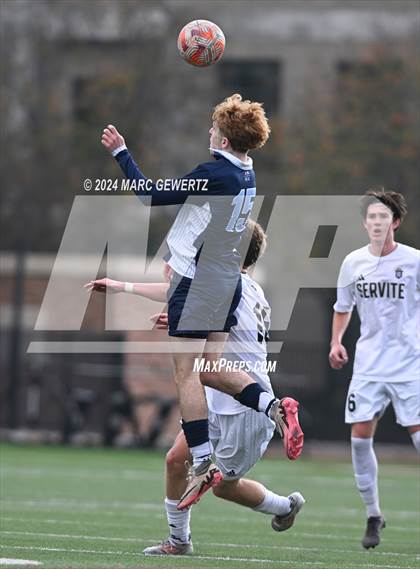 Thumbnail 1 in Servite vs. Bellarmine College Prep (SoCal College Showcase) photogallery.