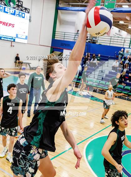 Thumbnail 3 in Fountain-Fort Carson vs. Mountain Vista (CHSAA 5A Semifinal) photogallery.