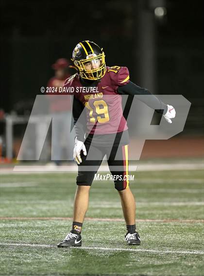 Thumbnail 1 in St. Vincent de Paul vs. Highland (CIF State Div. 4-AA Final) photogallery.