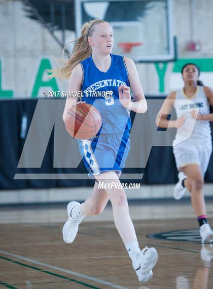Thumbnail 3 in Presentation vs. St. Patrick-St. Vincent (Laney Elite Showcase) photogallery.