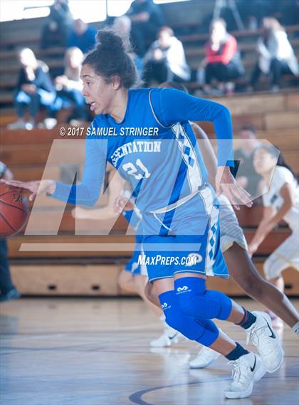 Thumbnail 2 in Presentation vs. St. Patrick-St. Vincent (Laney Elite Showcase) photogallery.