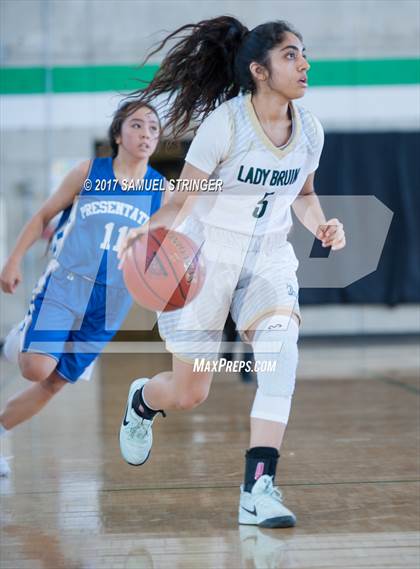 Thumbnail 2 in Presentation vs. St. Patrick-St. Vincent (Laney Elite Showcase) photogallery.