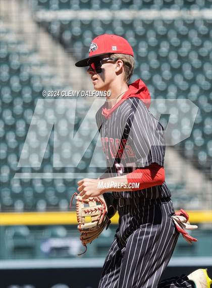 Thumbnail 2 in Eaglecrest vs Cherokee Trail (Coors Field) photogallery.