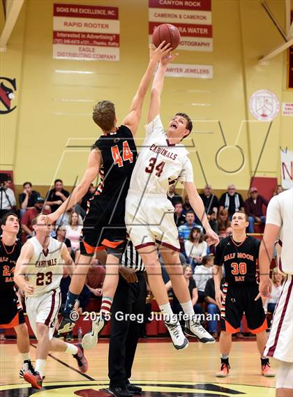 Thumbnail 1 in Half Moon Bay @ Cardinal Newman (CIF NorCal Regional D4 Playoff) photogallery.