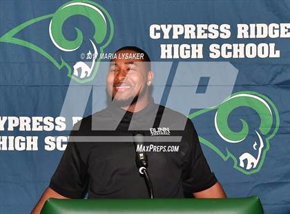 Thumbnail 2 in Cypress Fairbanks ISD (National Signing Day) photogallery.