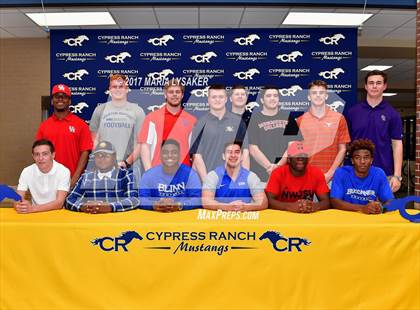 Thumbnail 3 in Cypress Fairbanks ISD (National Signing Day) photogallery.