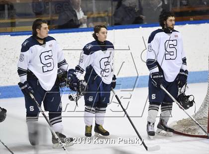 Thumbnail 2 in Westhill/Stamford vs. Staples/Weston/Shelton (CIAC D3 Final) photogallery.