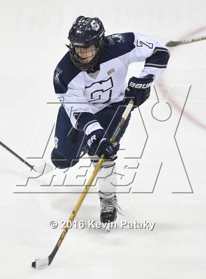 Thumbnail 3 in Westhill/Stamford vs. Staples/Weston/Shelton (CIAC D3 Final) photogallery.