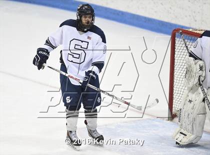Thumbnail 2 in Westhill/Stamford vs. Staples/Weston/Shelton (CIAC D3 Final) photogallery.
