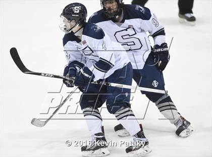 Thumbnail 2 in Westhill/Stamford vs. Staples/Weston/Shelton (CIAC D3 Final) photogallery.