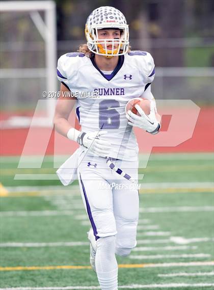 Thumbnail 2 in Sumner vs. Camas (WIAA 4A Semifinal) photogallery.