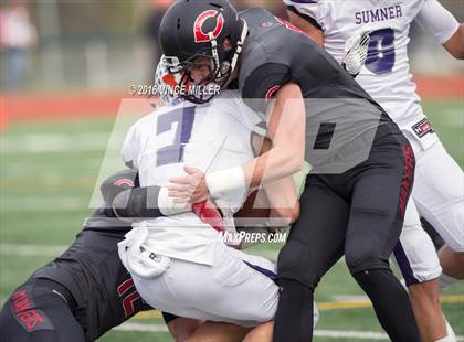 Thumbnail 2 in Sumner vs. Camas (WIAA 4A Semifinal) photogallery.
