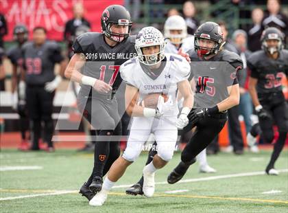 Thumbnail 1 in Sumner vs. Camas (WIAA 4A Semifinal) photogallery.