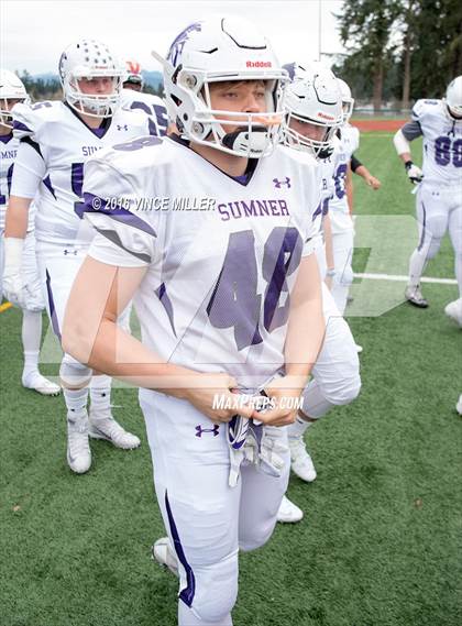 Thumbnail 2 in Sumner vs. Camas (WIAA 4A Semifinal) photogallery.