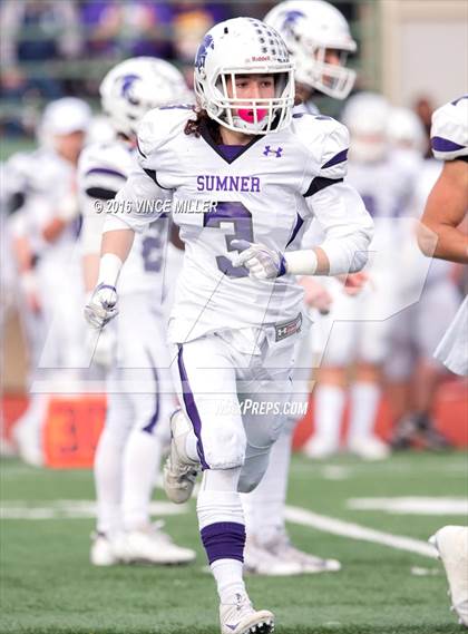 Thumbnail 3 in Sumner vs. Camas (WIAA 4A Semifinal) photogallery.