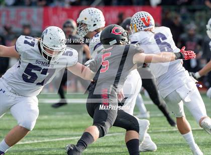 Thumbnail 3 in Sumner vs. Camas (WIAA 4A Semifinal) photogallery.