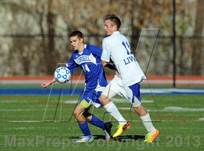 Thumbnail 3 in Westhill vs. Livonia (NYSPHSAA Class B Semifinal) photogallery.