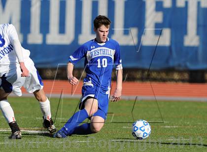 Thumbnail 2 in Westhill vs. Livonia (NYSPHSAA Class B Semifinal) photogallery.