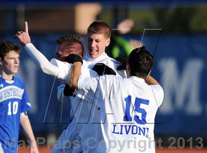 Thumbnail 2 in Westhill vs. Livonia (NYSPHSAA Class B Semifinal) photogallery.