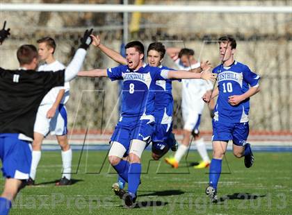 Thumbnail 3 in Westhill vs. Livonia (NYSPHSAA Class B Semifinal) photogallery.