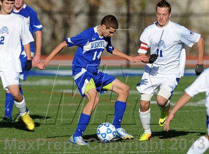Thumbnail 2 in Westhill vs. Livonia (NYSPHSAA Class B Semifinal) photogallery.