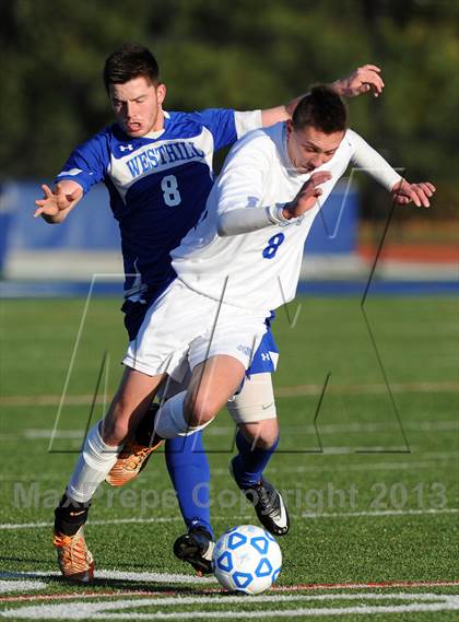 Thumbnail 2 in Westhill vs. Livonia (NYSPHSAA Class B Semifinal) photogallery.