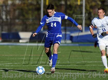 Thumbnail 3 in Westhill vs. Livonia (NYSPHSAA Class B Semifinal) photogallery.