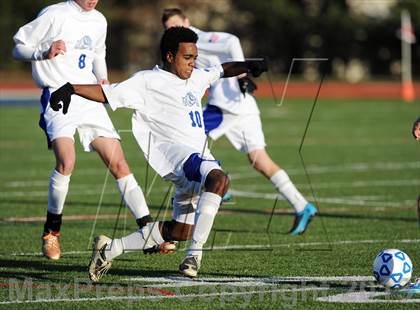 Thumbnail 2 in Westhill vs. Livonia (NYSPHSAA Class B Semifinal) photogallery.