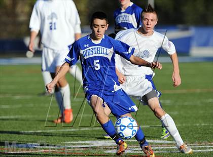 Thumbnail 3 in Westhill vs. Livonia (NYSPHSAA Class B Semifinal) photogallery.