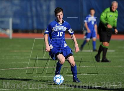Thumbnail 2 in Westhill vs. Livonia (NYSPHSAA Class B Semifinal) photogallery.